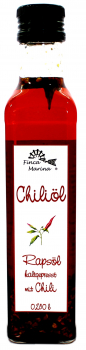Chiliöl mit kaltgepresstem Rapsöl 0,250l